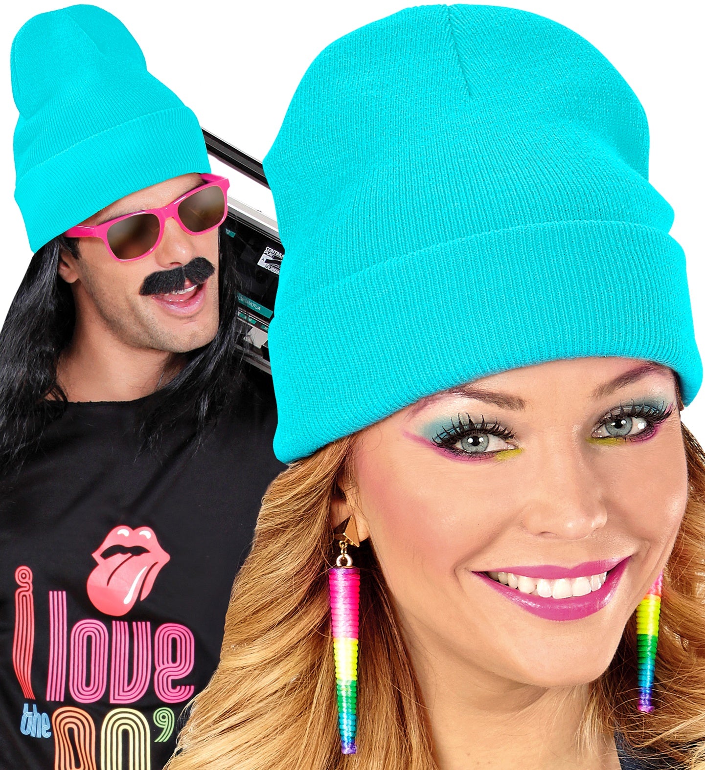 Gorro Azul em Lã