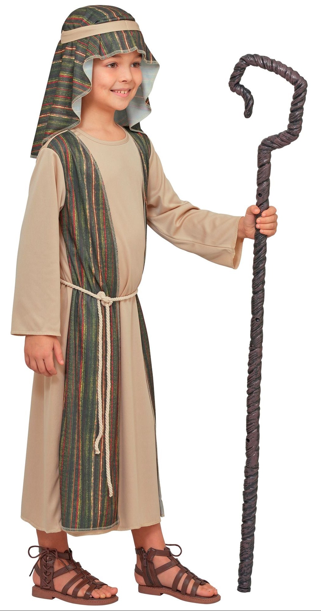 Fato de Pastor Infantil na cor verde