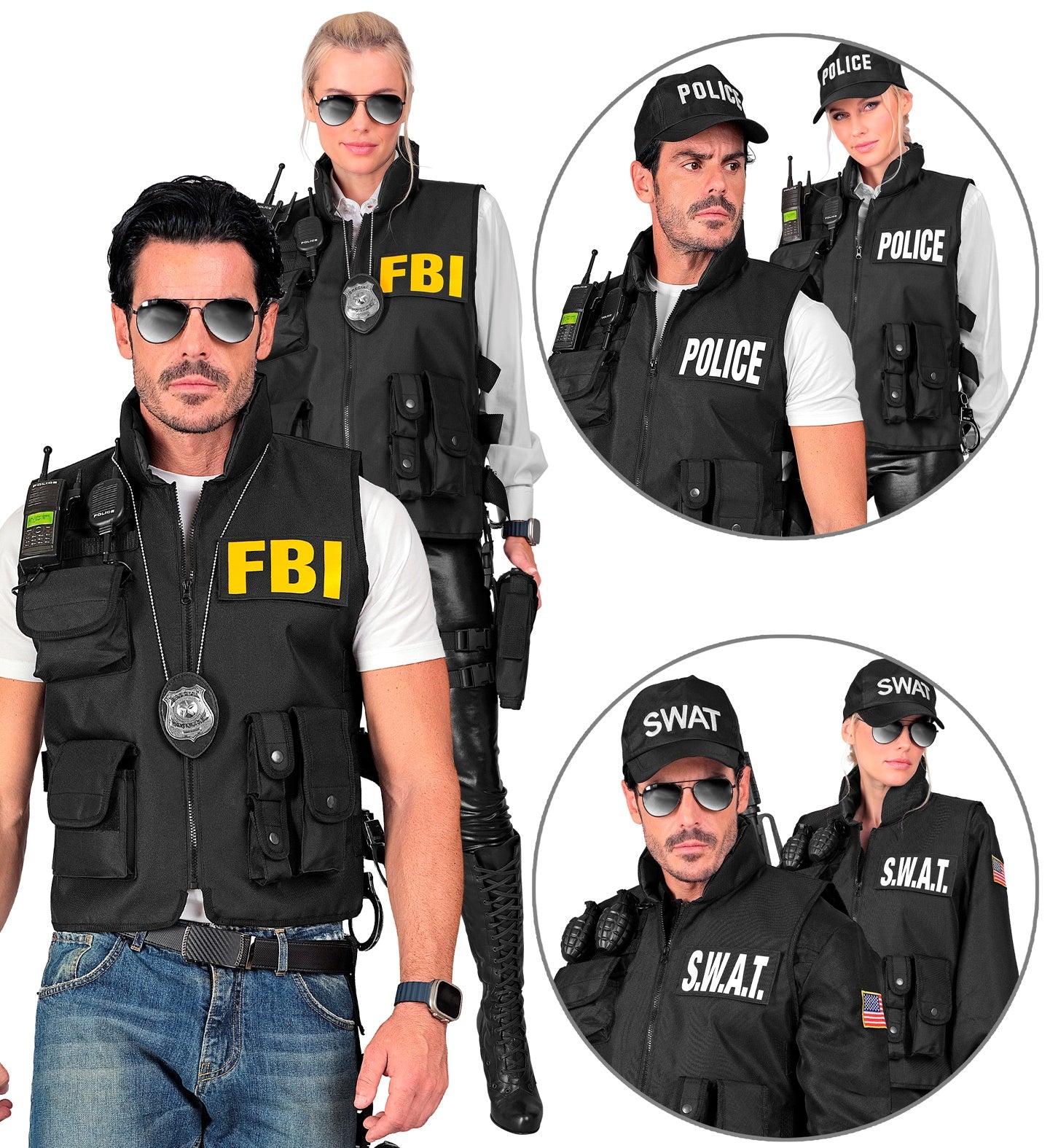 Chaleco Táctico Policial para Adulto