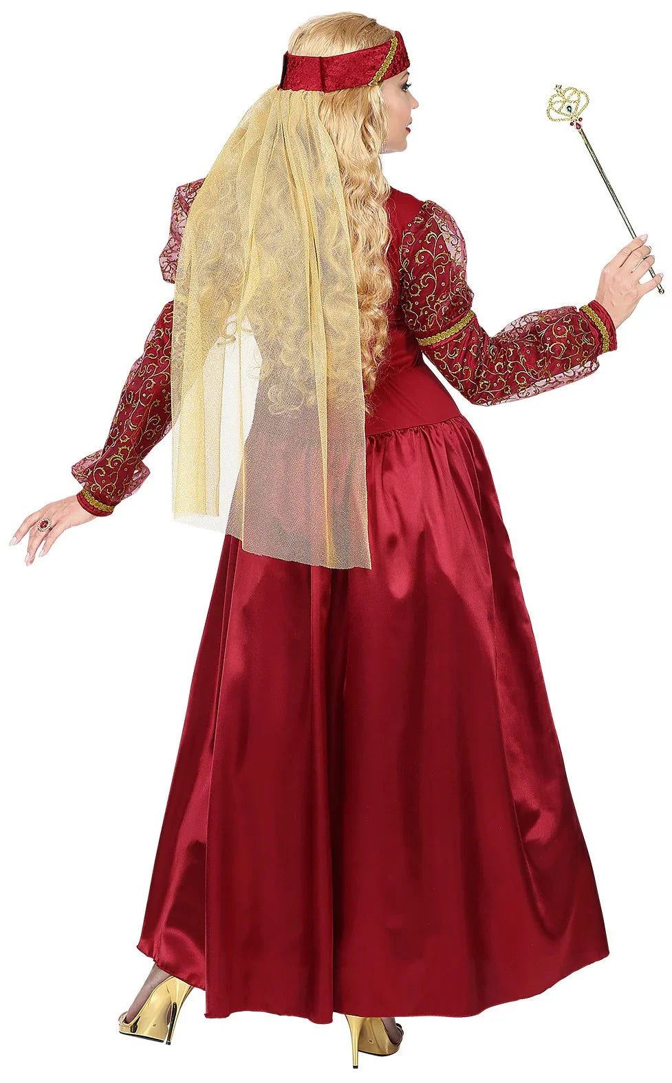 Disfraz de Princesa Medieval Elegante para Mujer Princesas y Damas Medievales Widmann