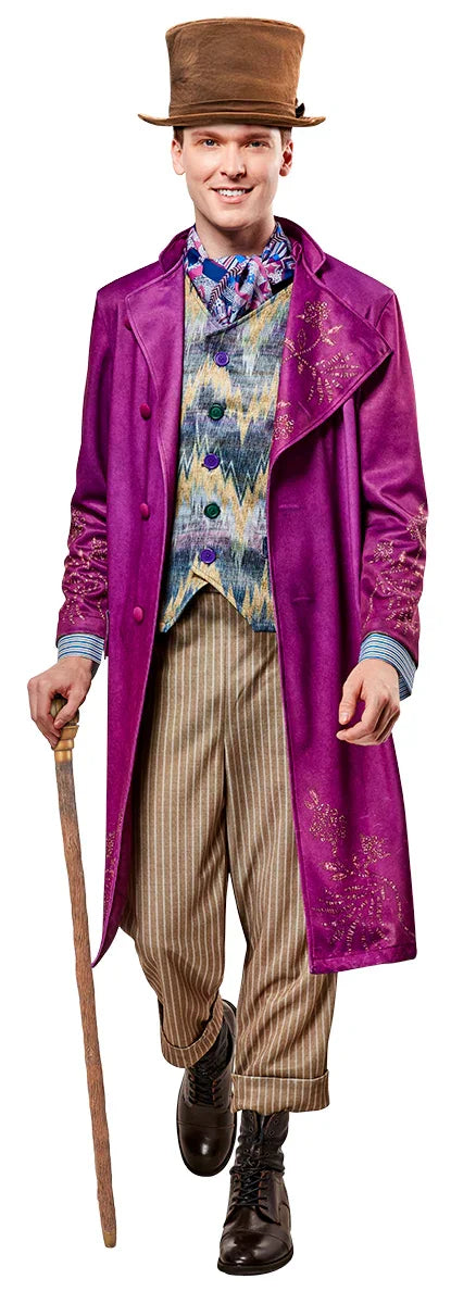 Disfraz de Willy Wonka Premium para Adulto Cine y TV Rubies