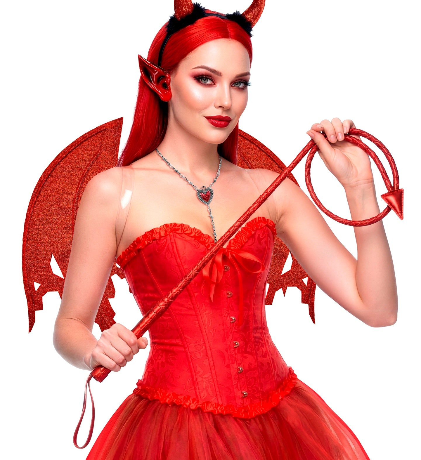 Chicote Cauda do Diabo Vermelho