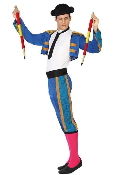 Disfraz de Torero en azul para Hombre Toreros Atosa