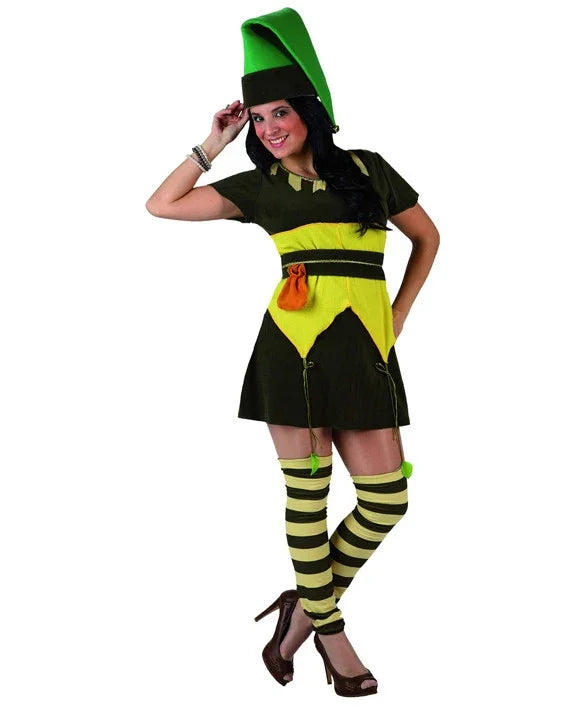 Disfraz de Mujer Duende con Vestido Adultos Atosa
