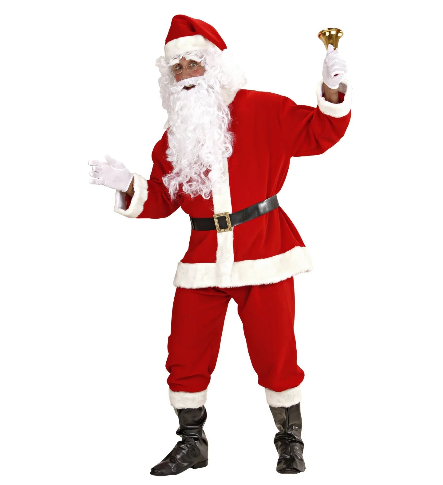 Disfraz de Papa Noel con Peluca y Barba Adultos Widmann