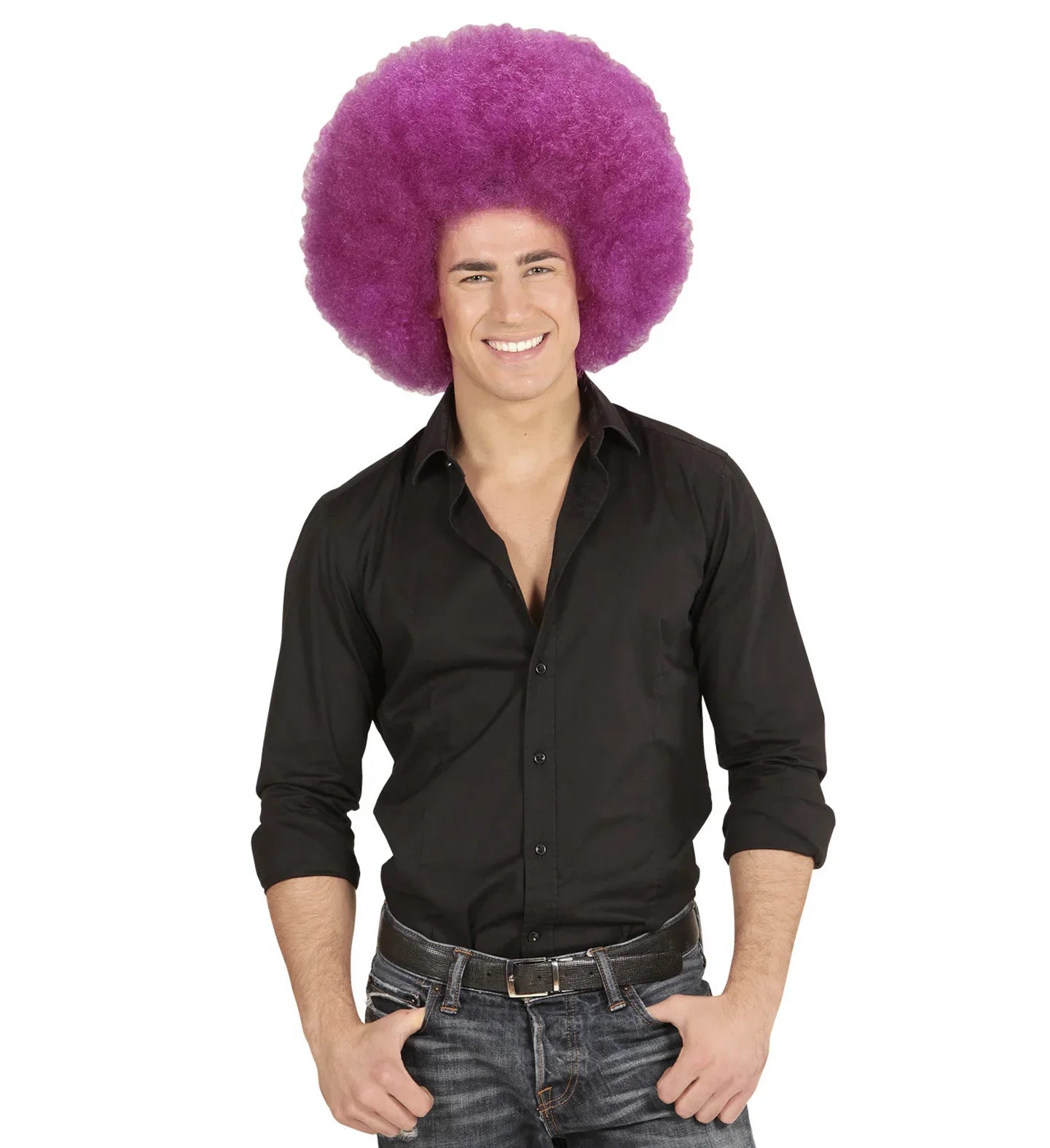Peluca Super Afro Morada Pelucas Widmann