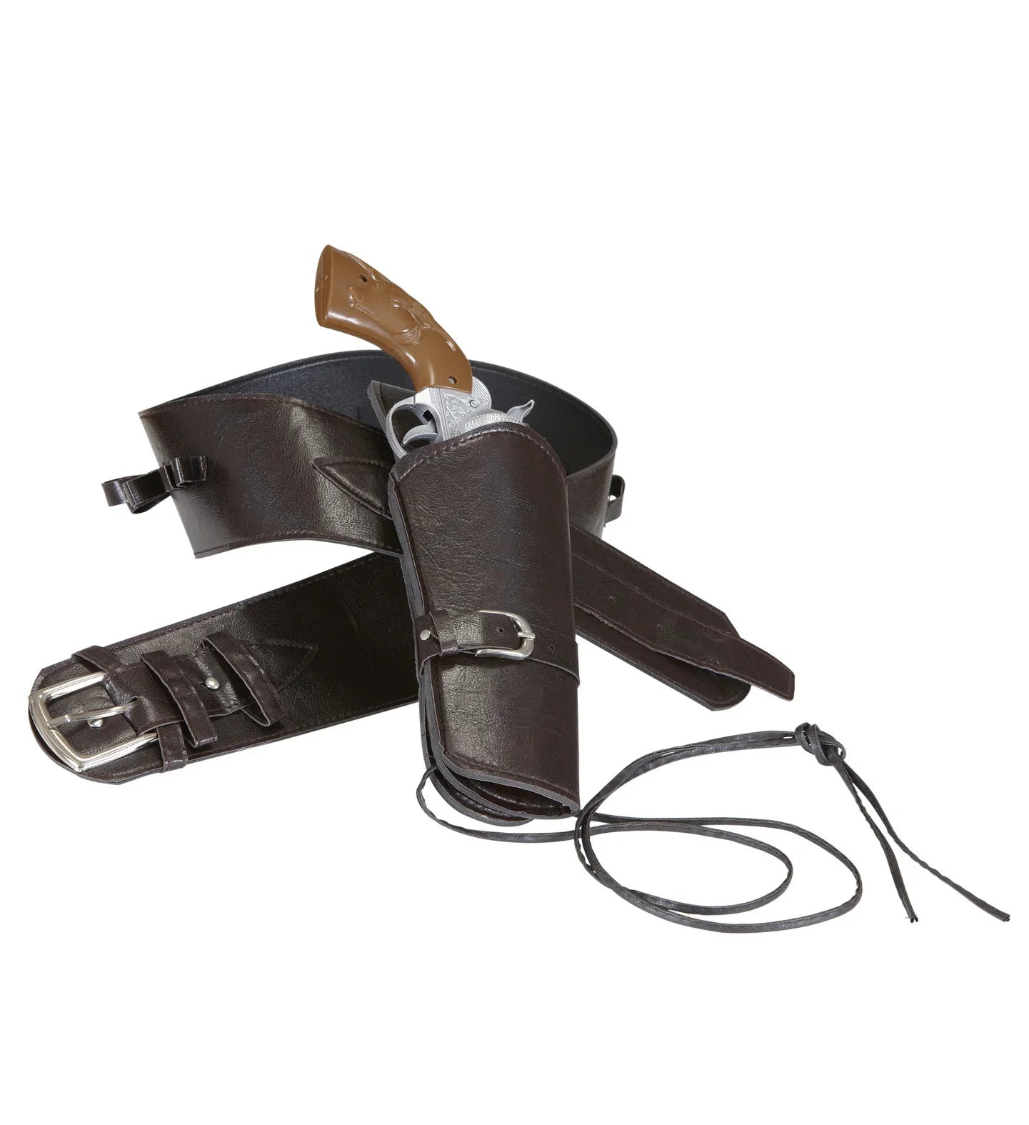 Cartuchera con Cinturón Marrón Premium Complementos Vaqueros Widmann