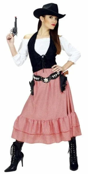 Disfraz de Western Belle para Mujer Indios y Vaqueros Widmann