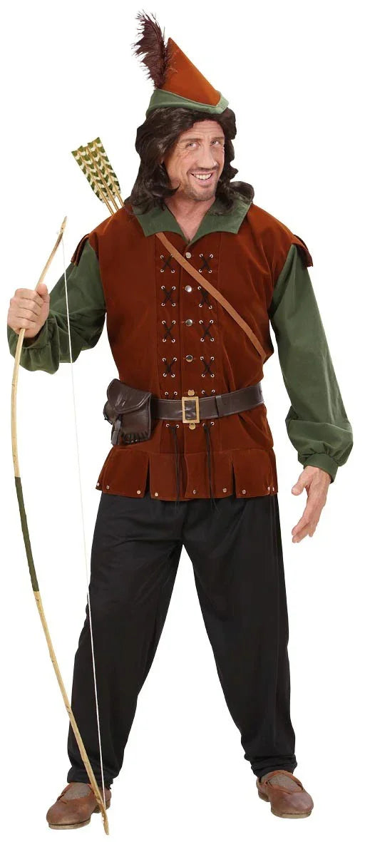 Disfraz de Arquero Robin Hood para Hombre Adultos Widmann