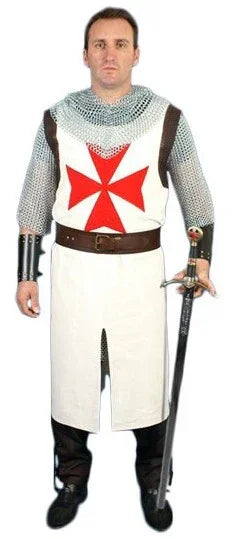 Traje Medieval de Caballero Templario para Hombre Medieval Medieval Factory