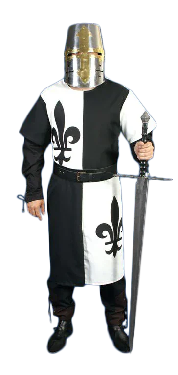 Disfraz de Caballero Flor de Lys para Hombre Medieval Medieval Factory