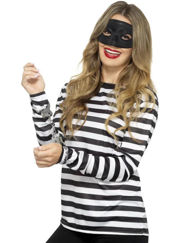 Camiseta de Rayas Negras y Blancas Chaquetas, Chalecos y Camisas EuroCarnavales