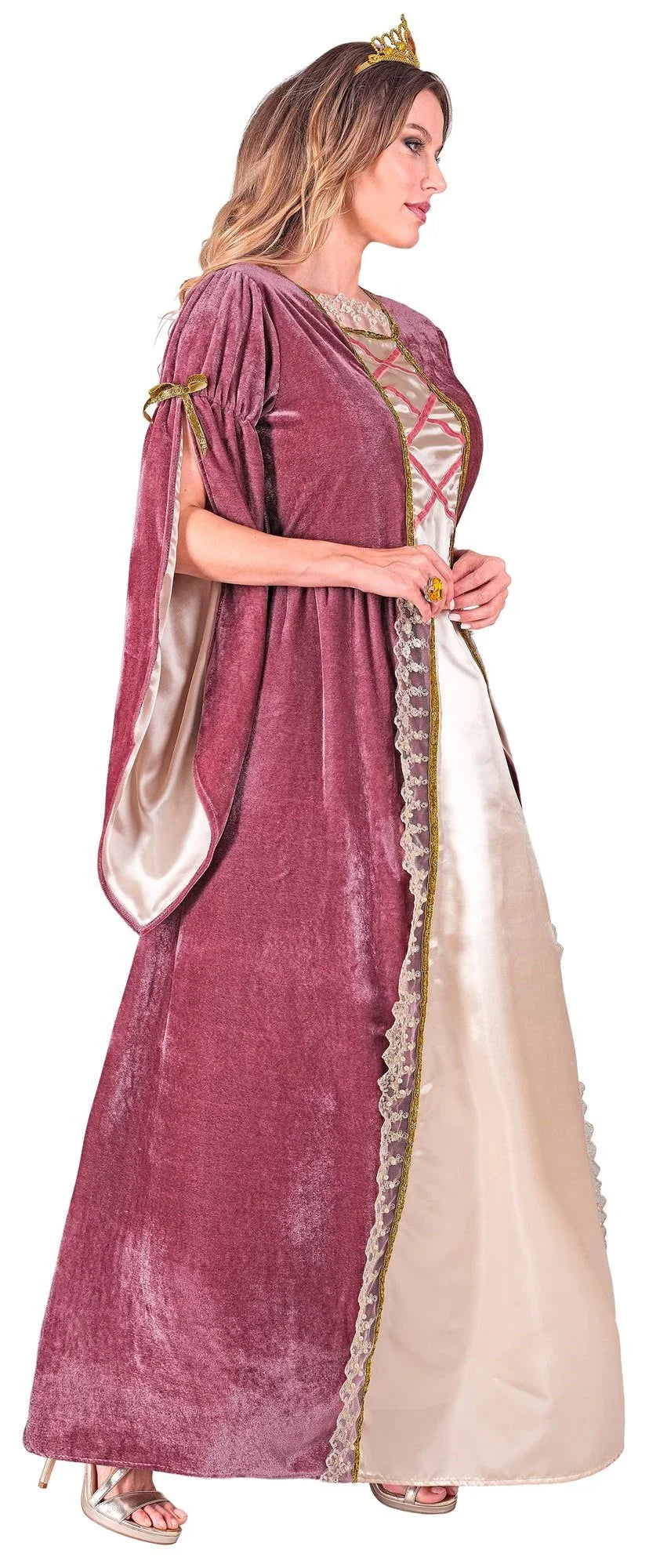 Disfraz de Princesa Medieval Rosa para Mujer Princesas y Damas Medievales Widmann