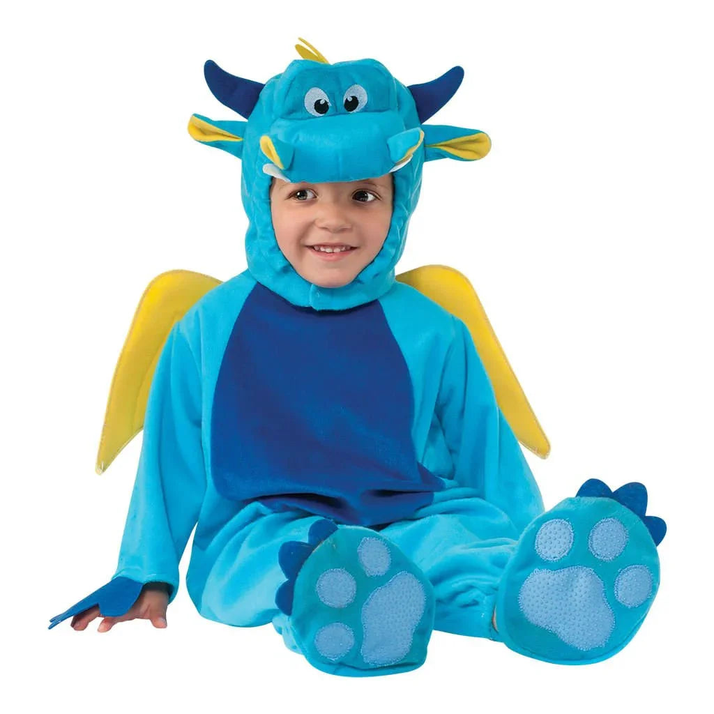 Disfraz de Dragón Azul Infantil Dragón y Dinosaurio Rubies