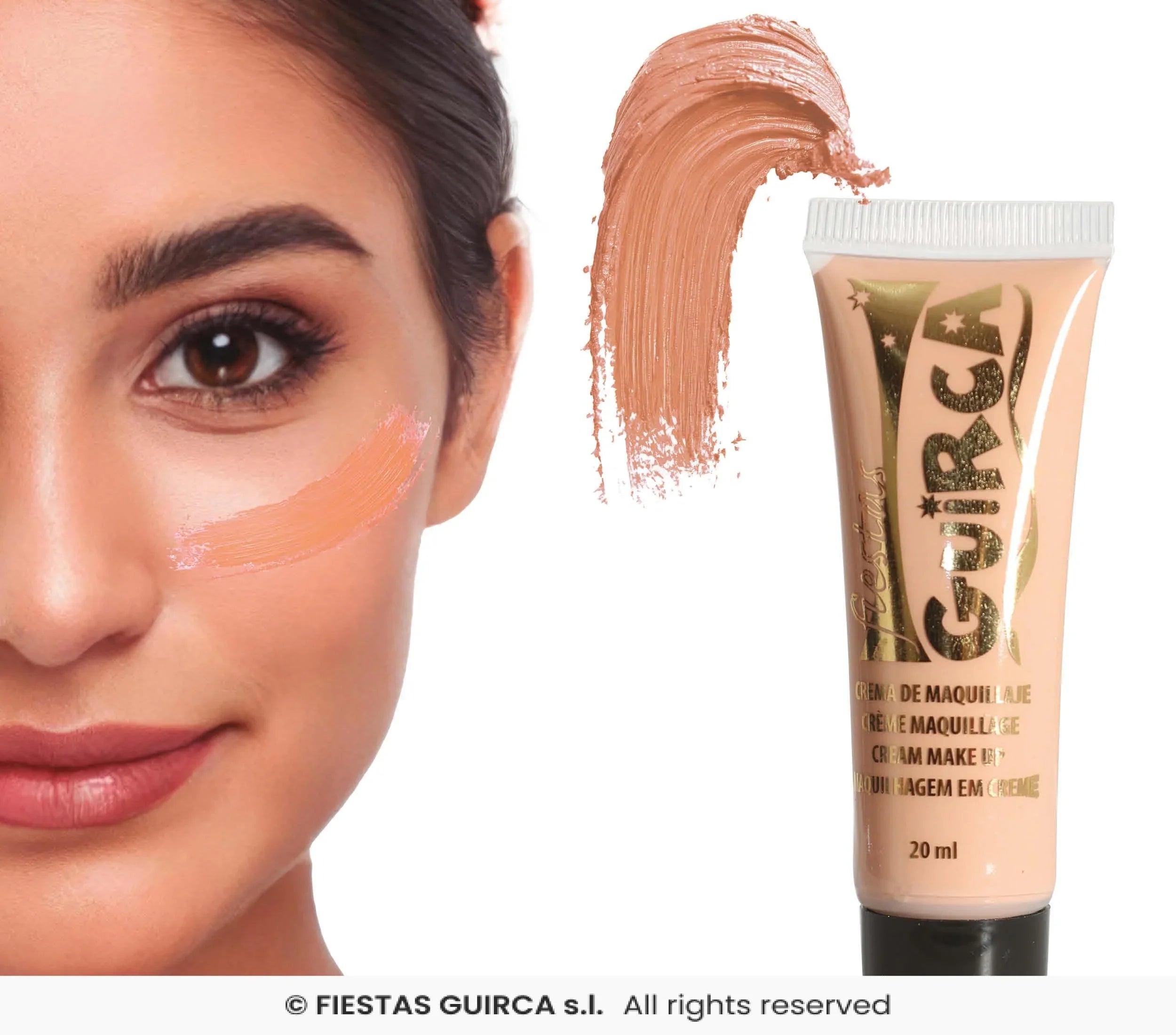 Tubo de Maquillaje en Crema en Colores Maquillaje en Crema Guirca Carne