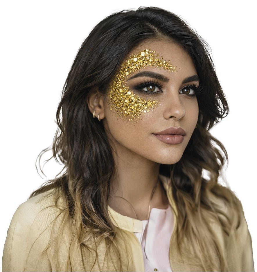 Barra de Maquilhagem em Glitter Color Ouro