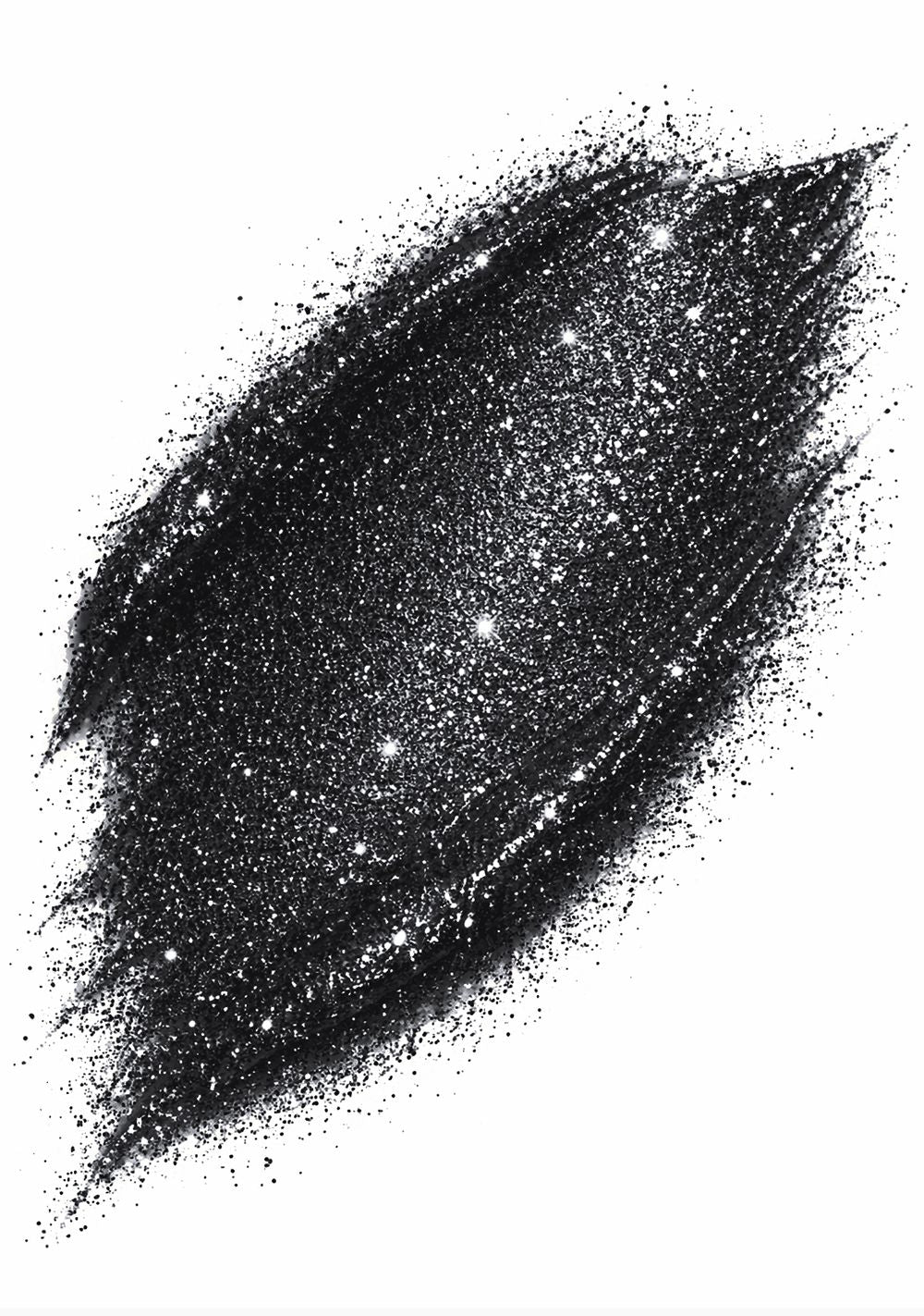 Barra de Maquilhagem com Glitter Cor Preto