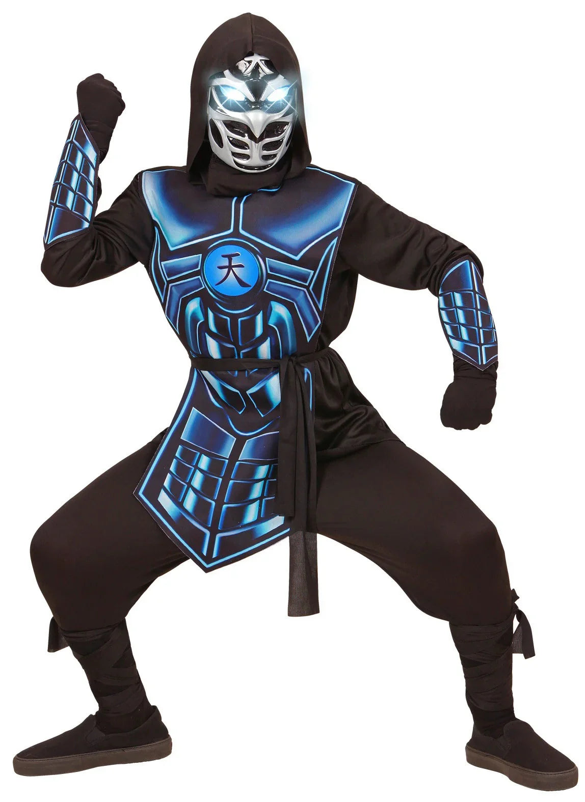 Disfraz de Ninja con Luces y Sonido para Niño Orientales Widmann