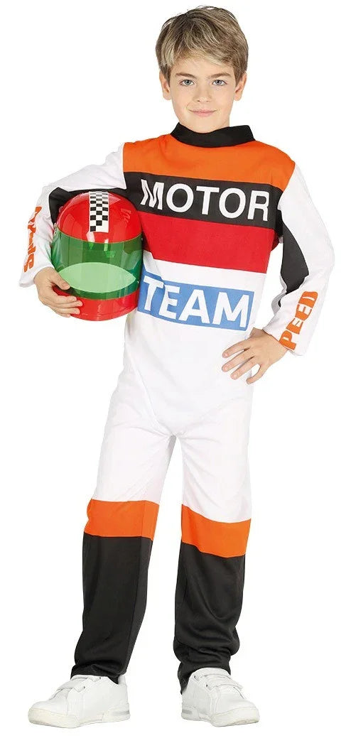 Disfraz de Piloto de Moto GP para Niño Deportistas y Animadoras Guirca