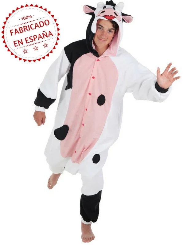 Disfraz de Vaca Pijama para Adulto Vaca y Toro Llopis