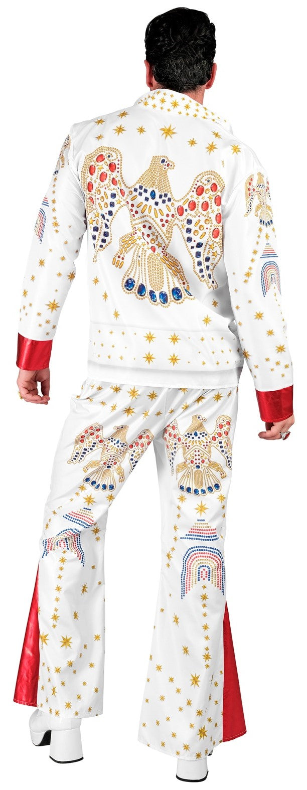 Disfraz de Elvis Presley Blanco para Hombre Elvis Widmann