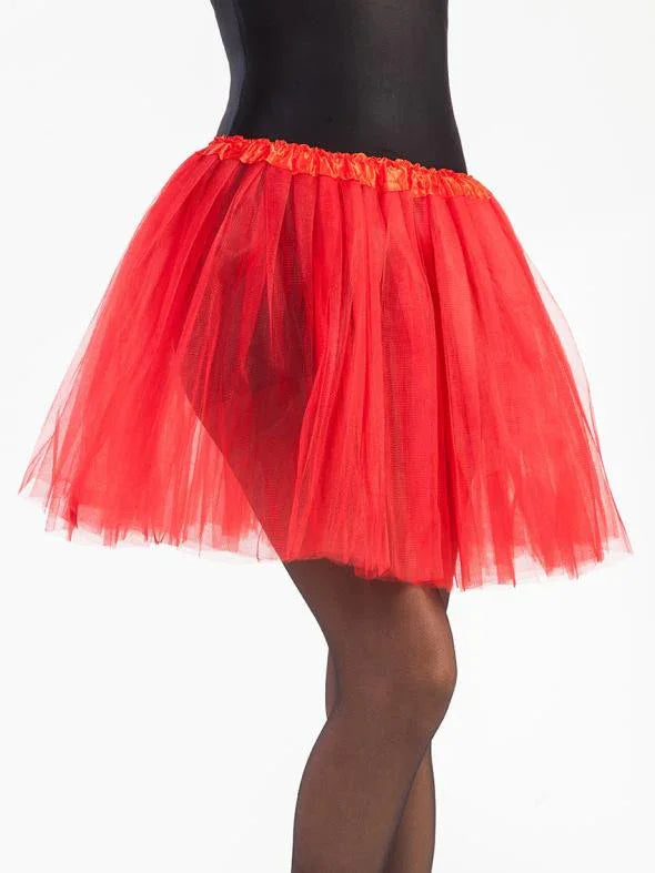 Tutú Rojo Largo de 40cms para Mujer Tutús Kimokawaii