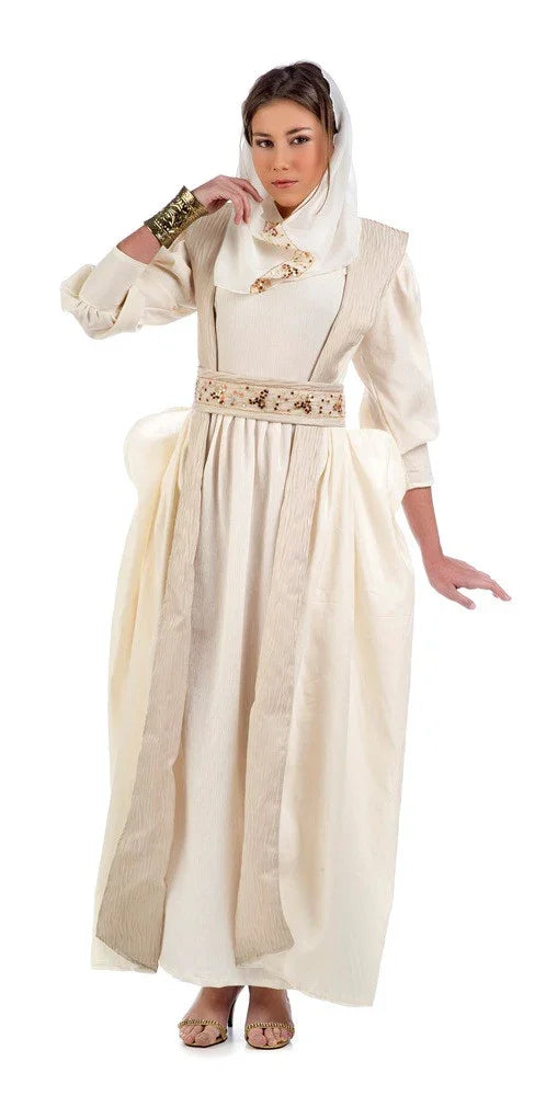 Disfraz de Reina Medieval Blanca para Mujer Medieval Limit Sport