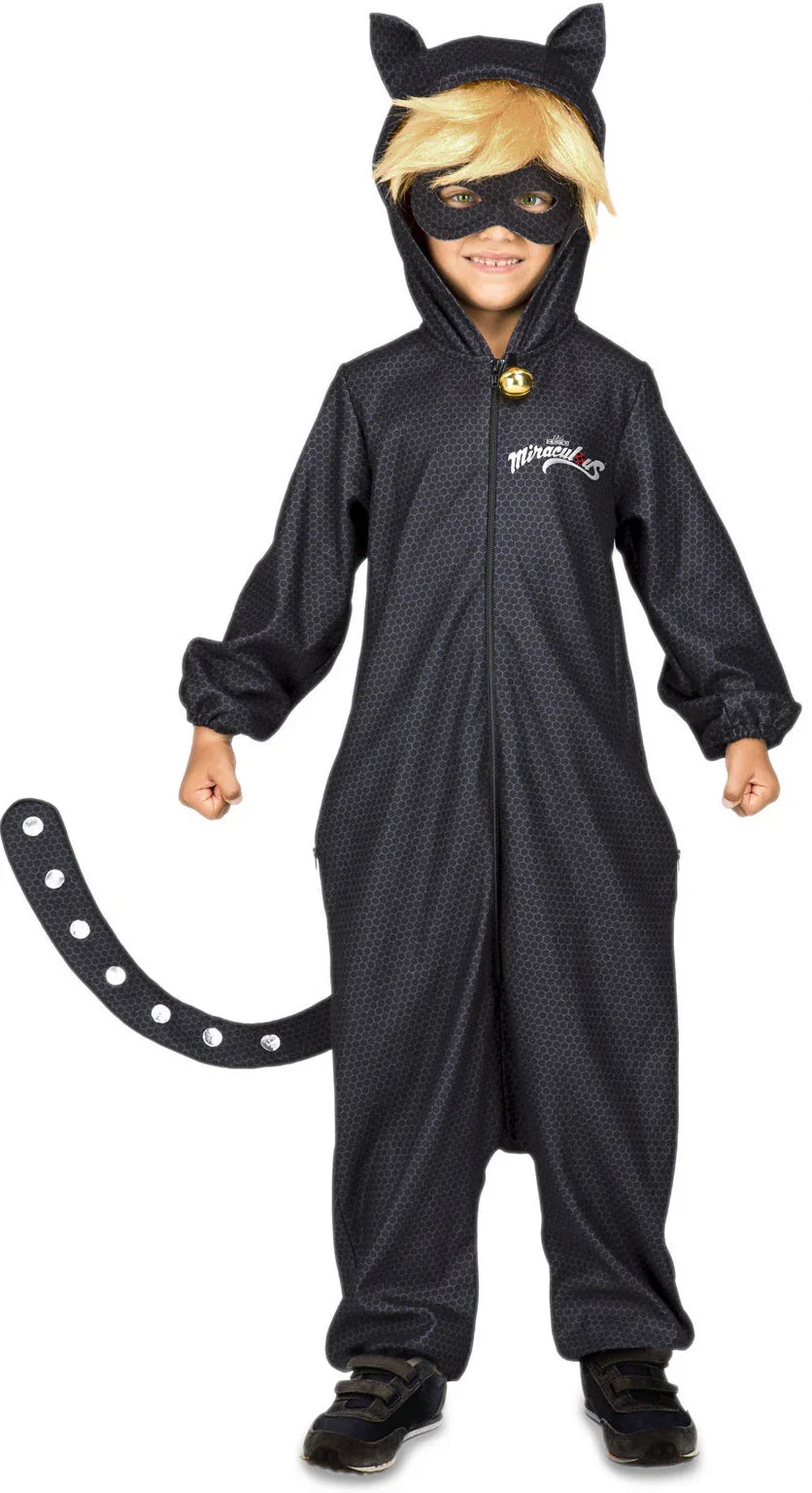 Disfraz de Cat Noir Pijama para Niño LadyBug y CatNoir Viving