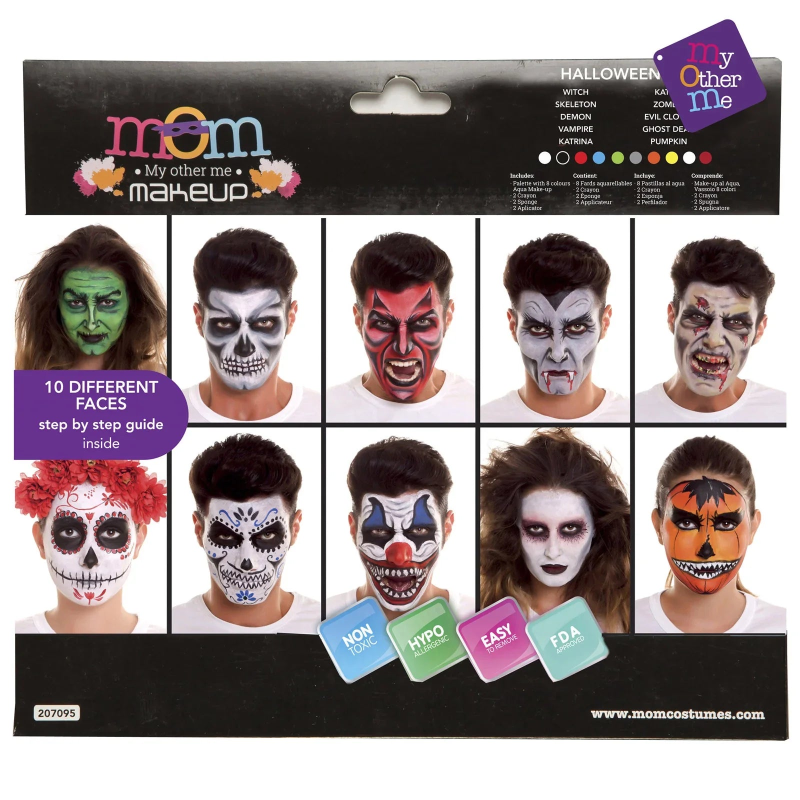 Kit de Maquillaje de Halloween Kits de Maquillaje Viving