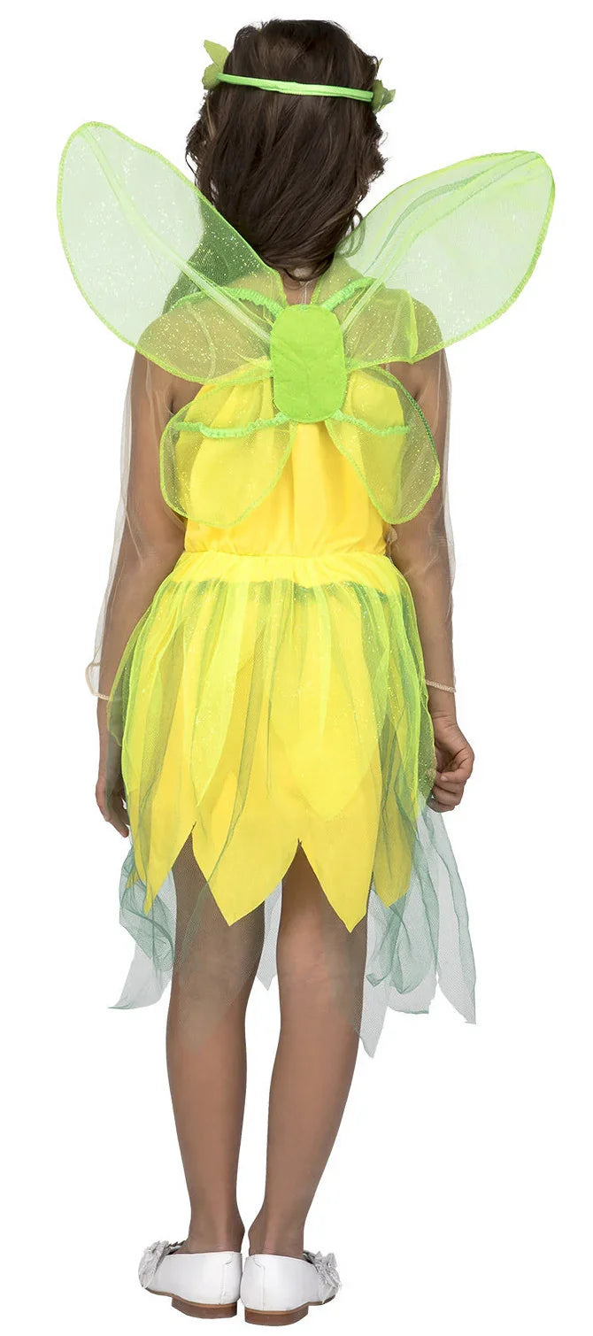 Disfraz de Hada Amarilla para Niña Duendes, Hadas y Elfos Viving