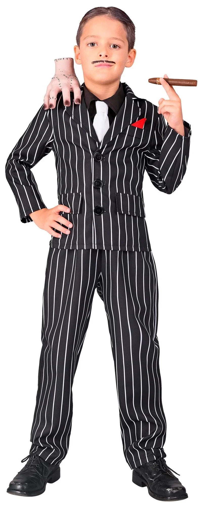 Disfraz de Gangster Negro para Niño Gánster y Mafioso Widmann