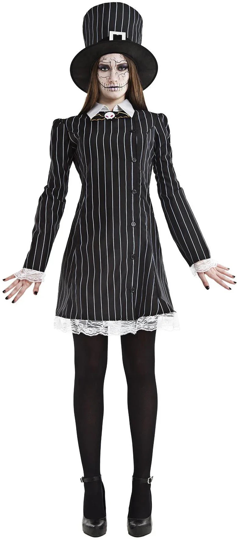 Disfraz de Miss Skellington para Mujer Halloween - Terror Kimokawaii