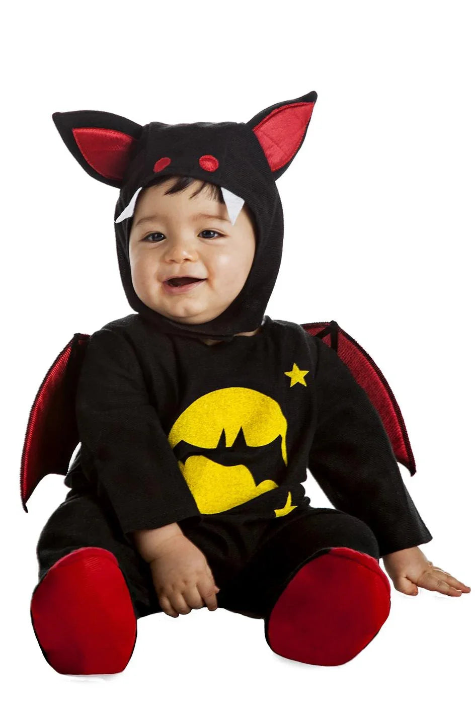 Disfraz de Murciélago Vampiro Negro para Bebé Vampiros y vampiresas Kimokawaii