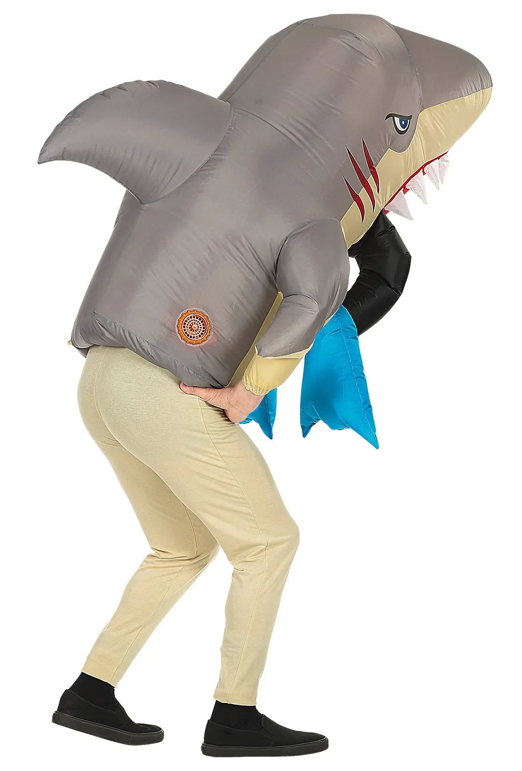 Disfraz de Tiburón Atacando a Buceador Hinchable Tiburón Widmann