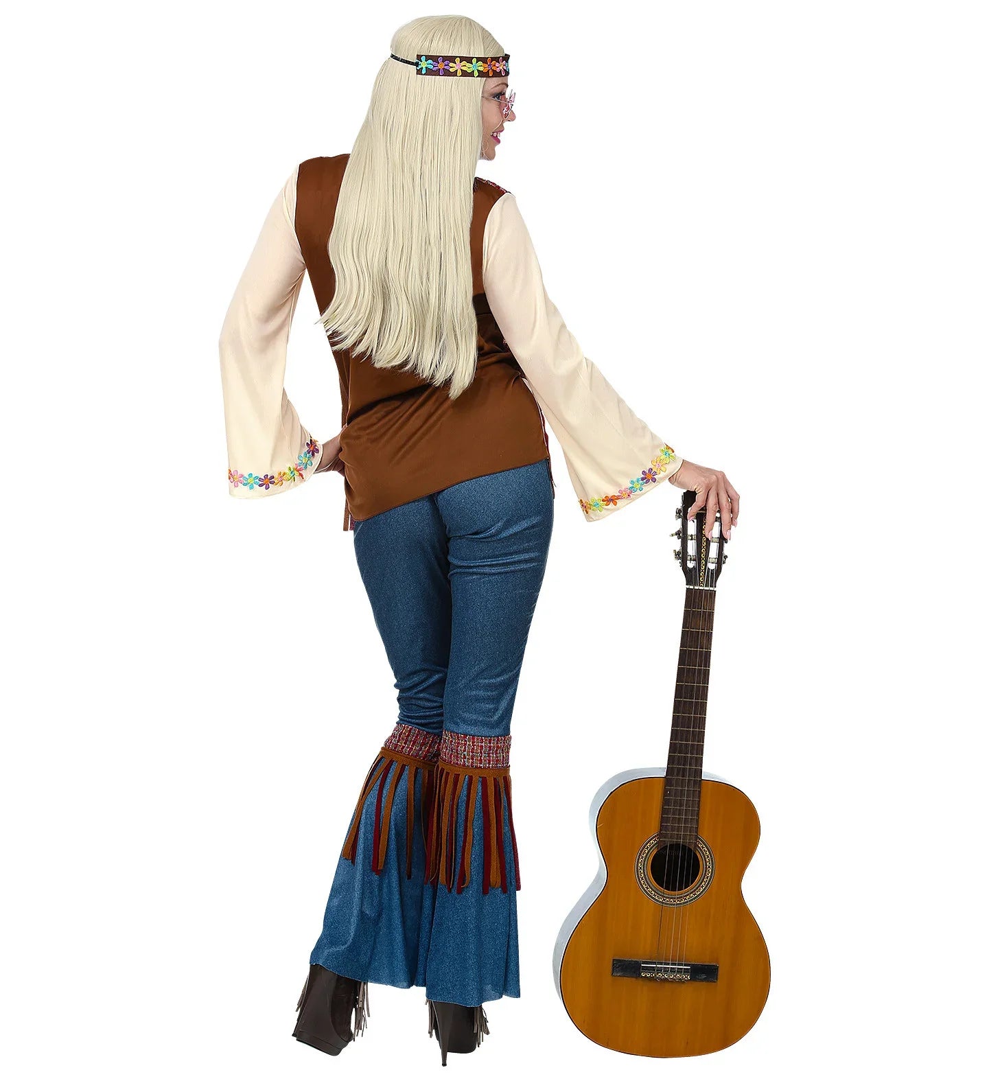 Disfraz de Hippie Años 60 para Mujer Hippie Widmann