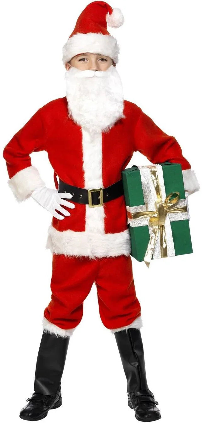 Disfraz de Papá Noel Alta Calidad Infantil Papa Noel y Mama Noel Smiffys