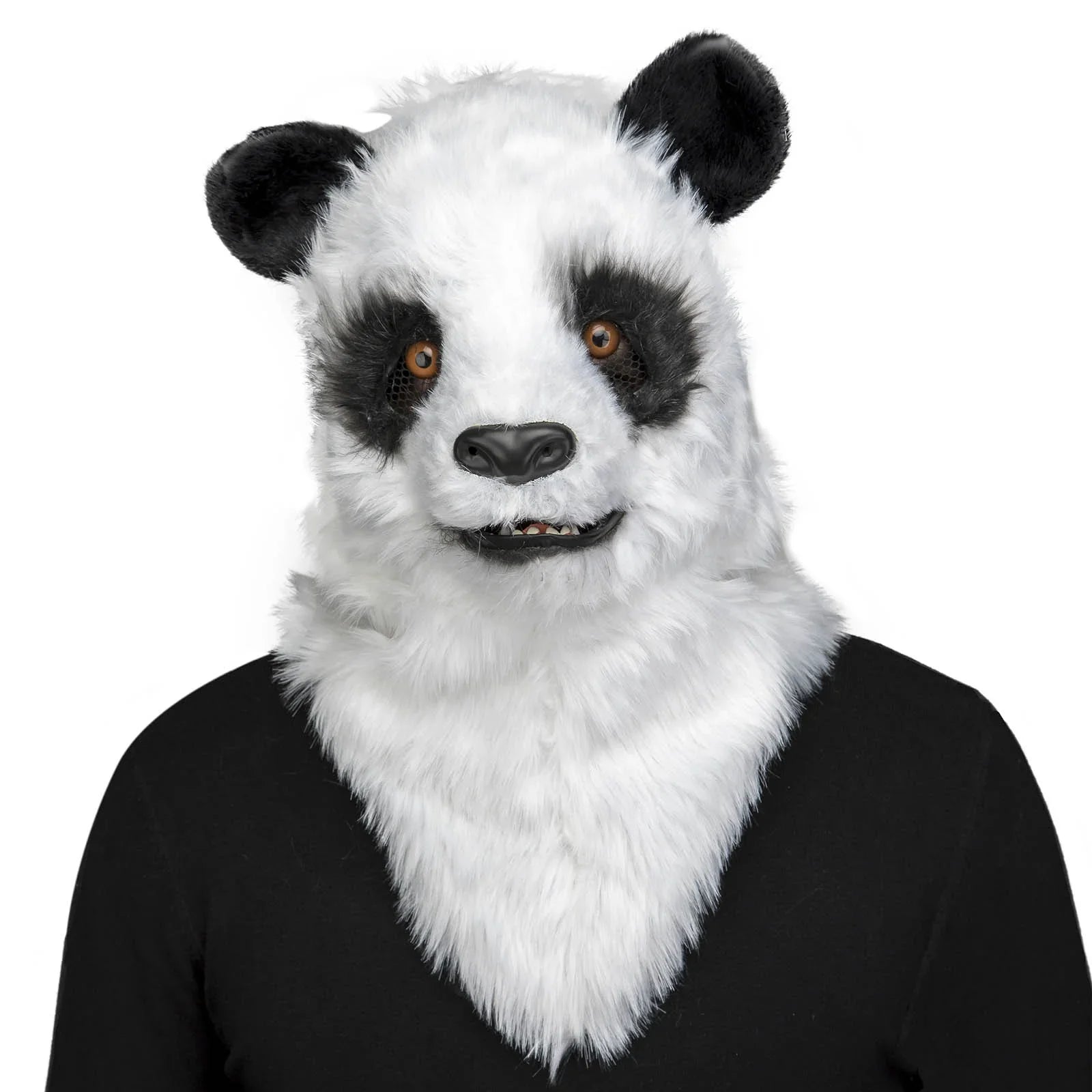 Máscara de Oso Panda con Mandíbula Móvil Oso Pardo, Panda y Polar Viving