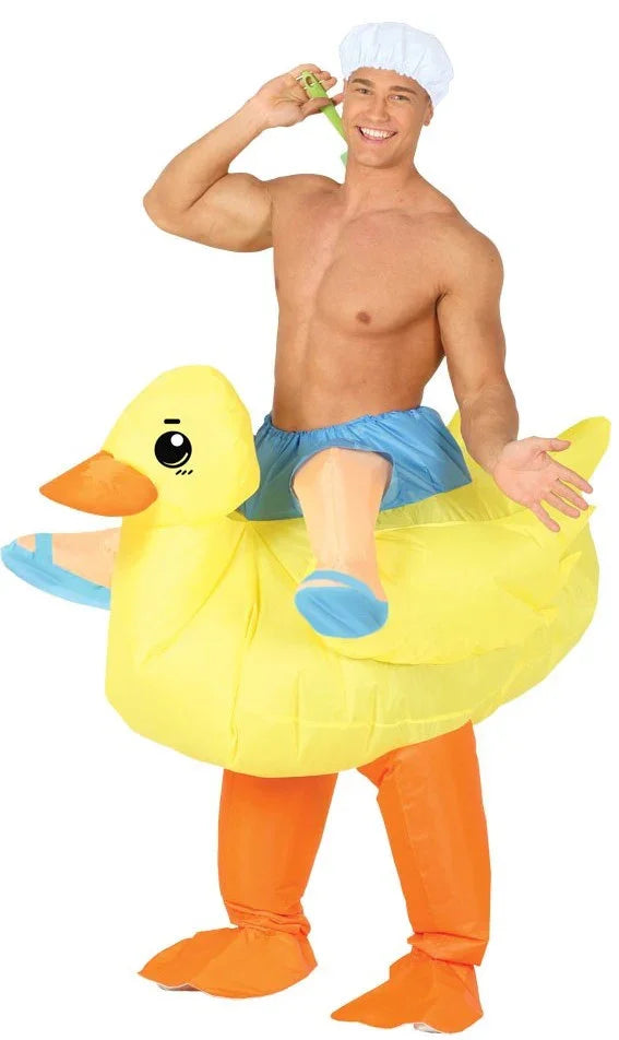 Disfraz a Hombros de Patito Hinchable para Adulto Disfraces a Hombros Guirca