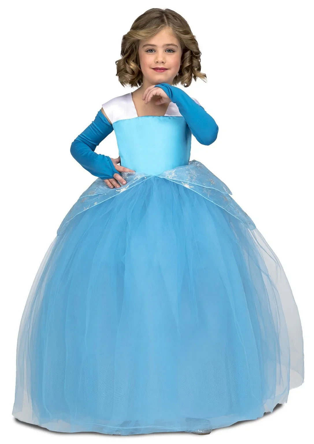 Disfraz de Cenicienta con Falda de Tul para Niña Cenicienta Viving