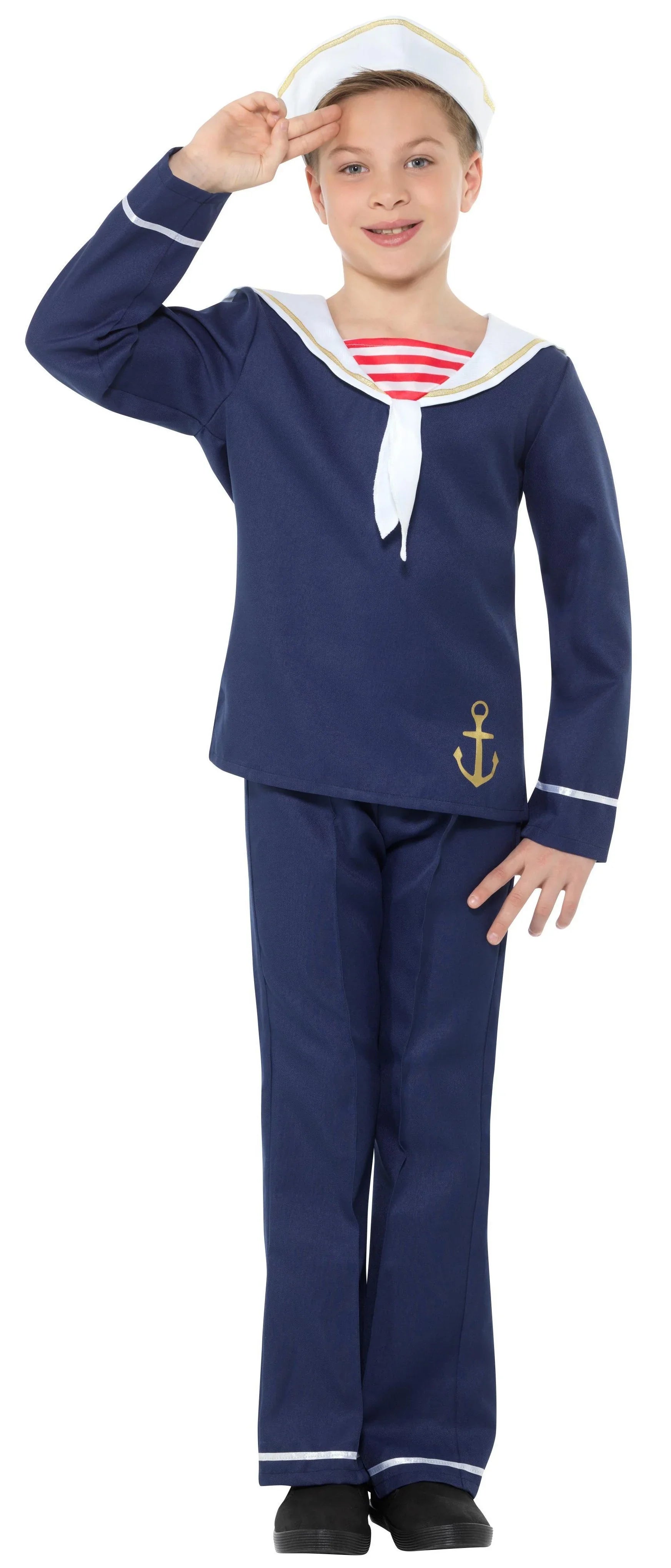 Disfraz de Marinero Azul para Niño Marinero Smiffys