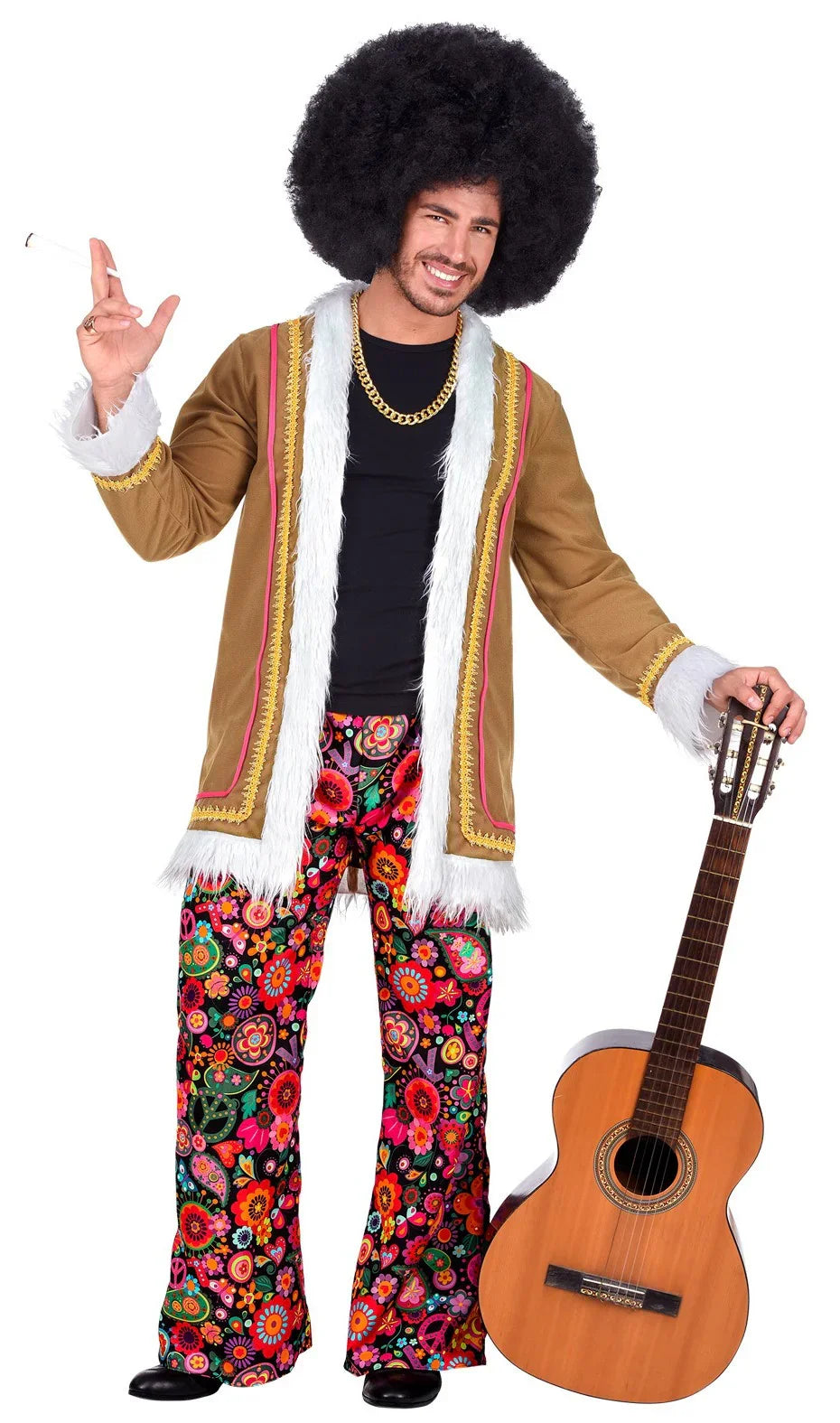 Disfraz de Hippie Woodstock para Hombre Hippies Widmann