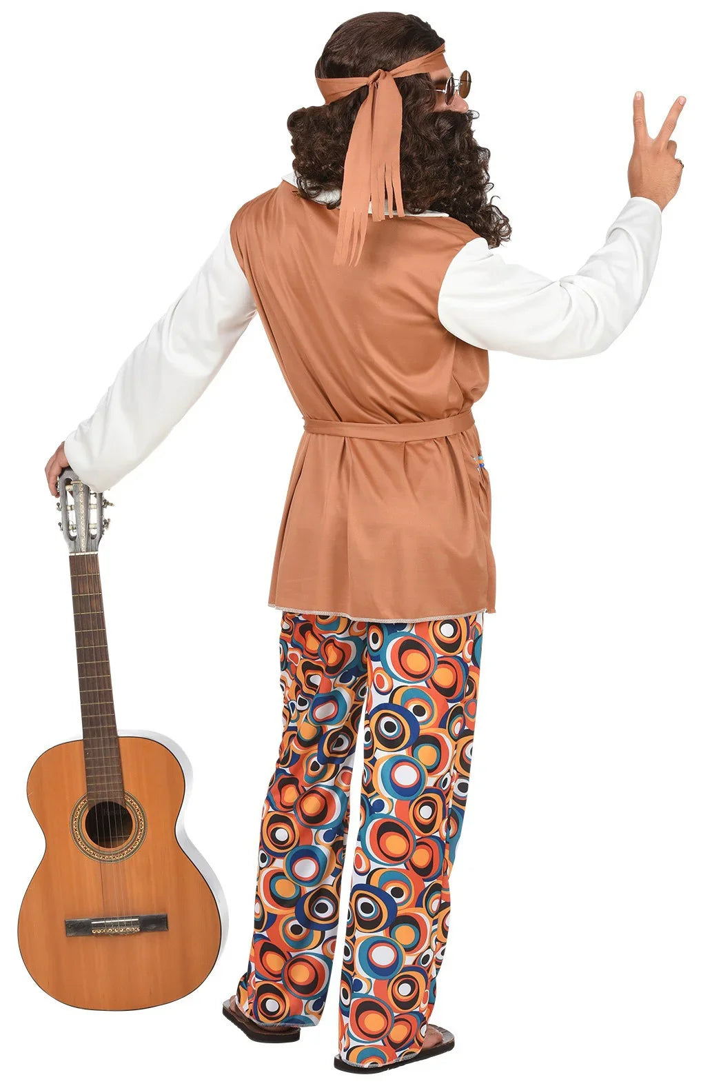 Disfraz de Hippie Pacifista Años 60 para Hombre Hippies Widmann