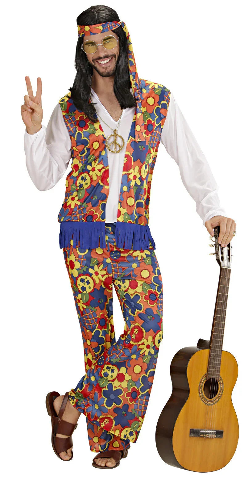 Disfraz de Hippie para Hombre Hippies Widmann