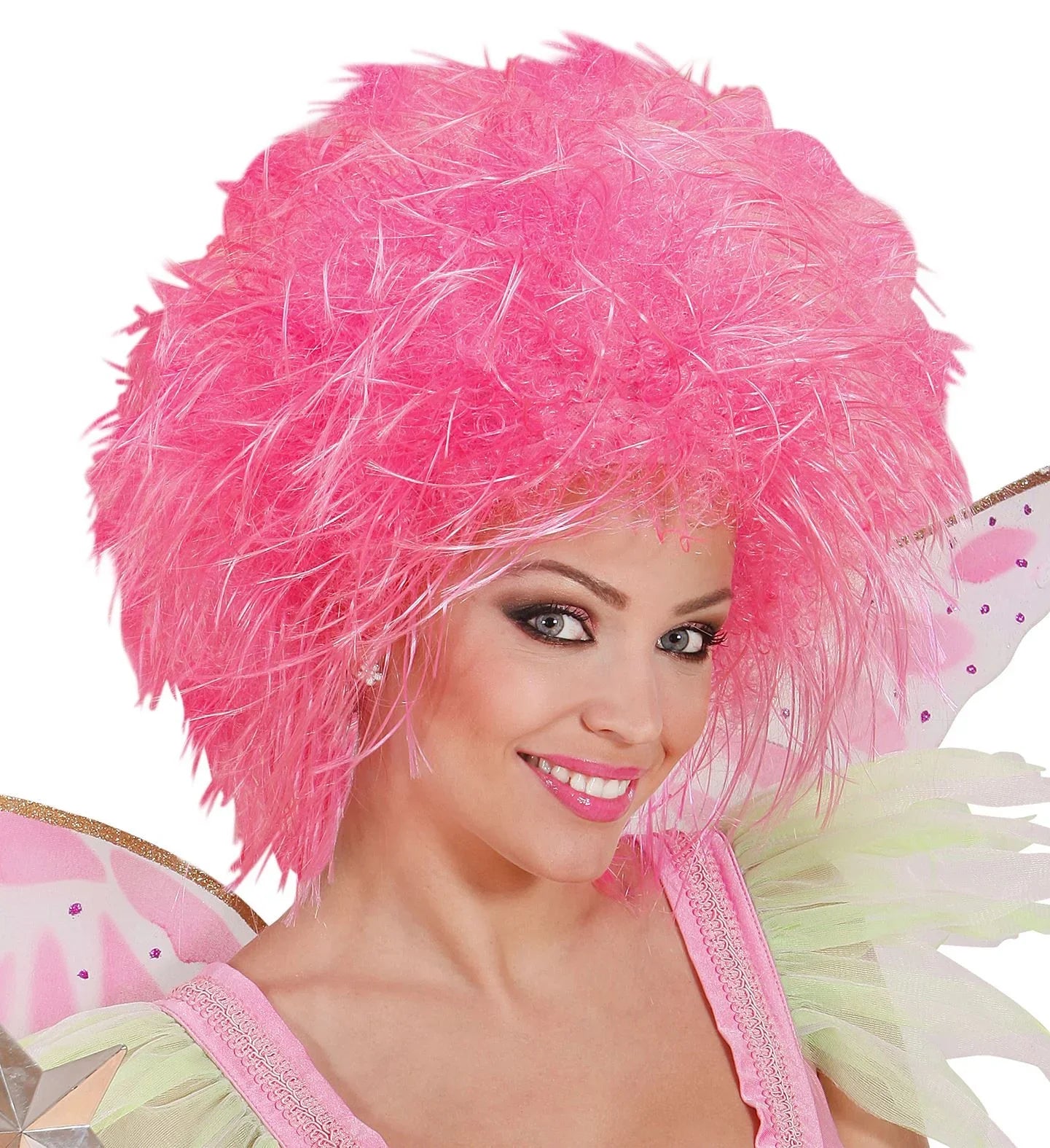 Peluca de Hada Rosa Fucsia COMPLEMENTOS Widmann