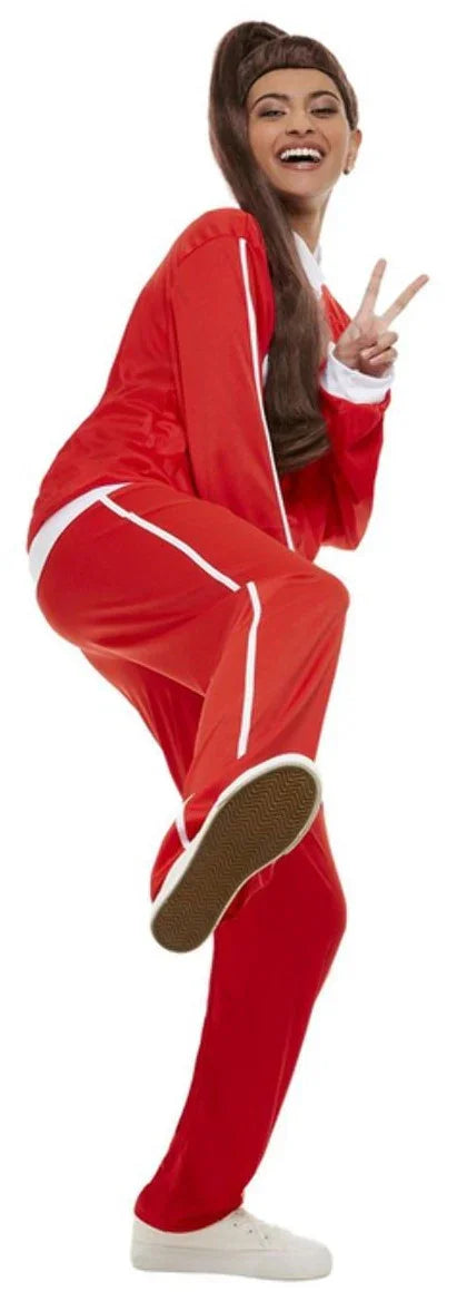 Disfraz Chándal Rojo Años 80 para Adulto Años 80 Smiffys