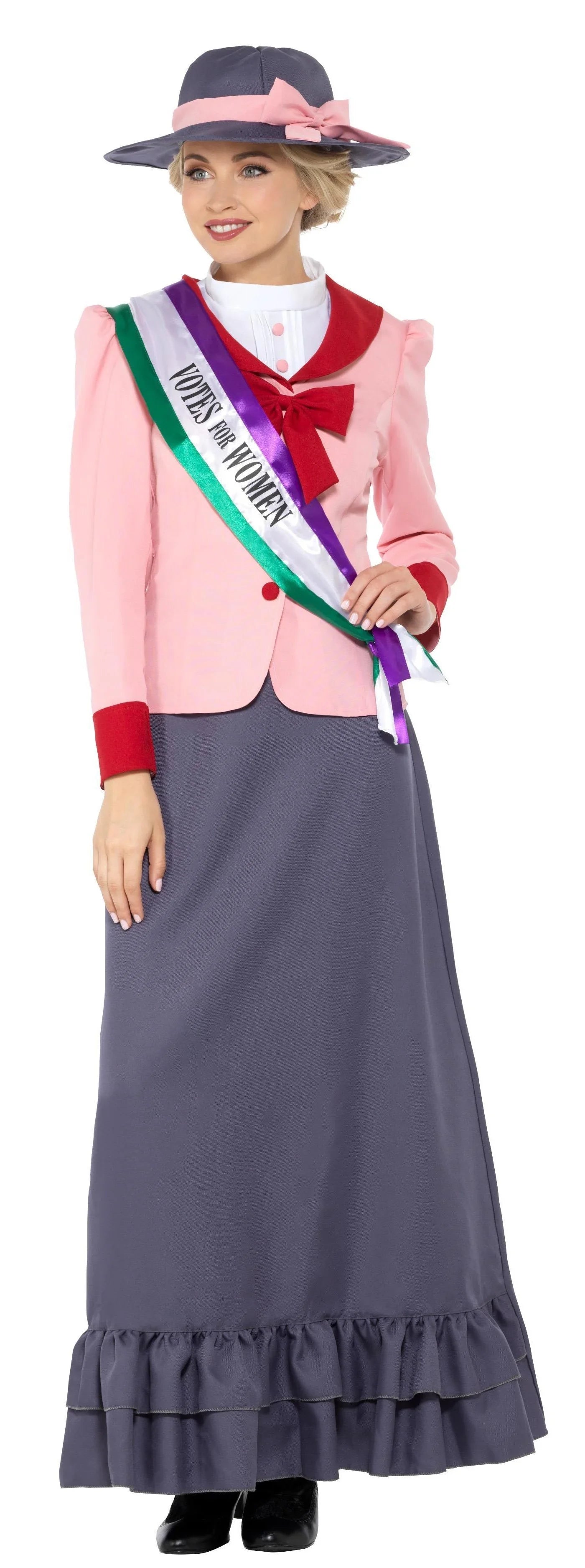 Disfraz de Sufragista Victoriana para Mujer Venecianos y de Época Smiffys