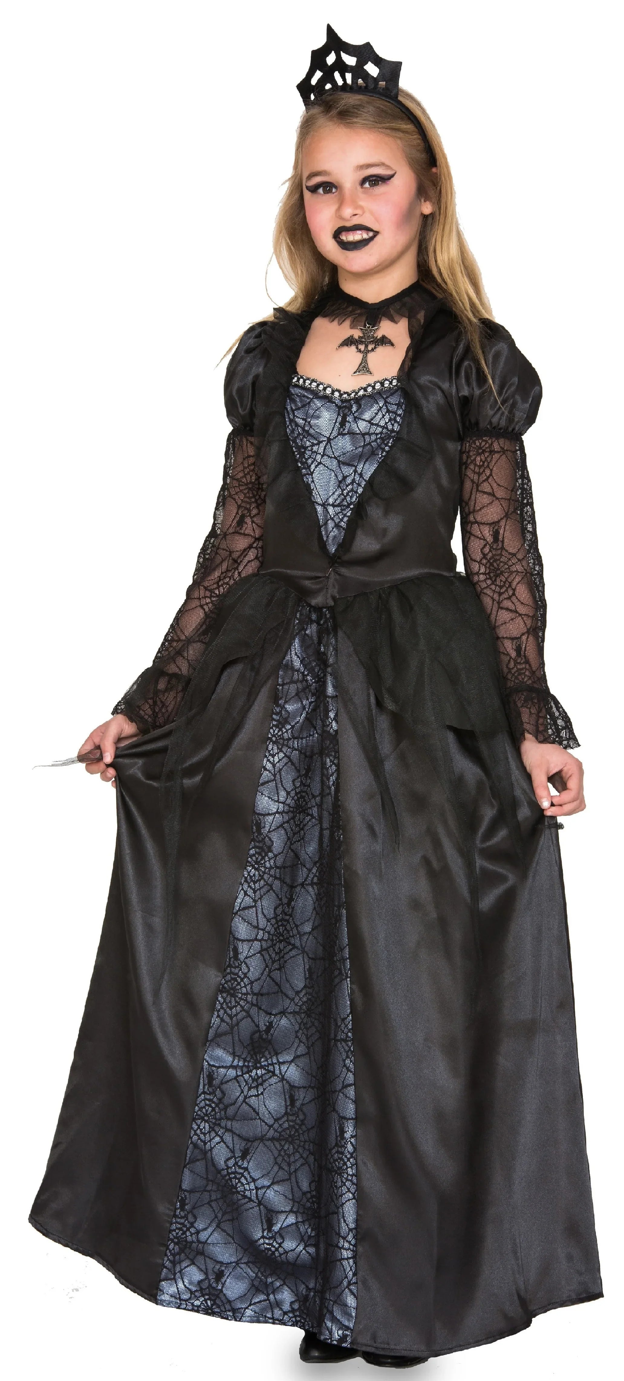 Disfraz de Reina Vampira para Niña Vampiros y vampiresas EuroCarnavales