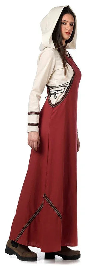 Disfraz de Dama Medieval con Capucha para Mujer Princesas y Damas Medievales Limit Sport