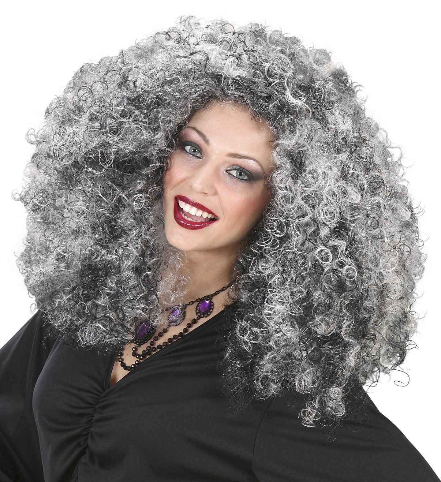 Peluca de Bruja Canosa Estilo Afro Pelucas Canosas Widmann