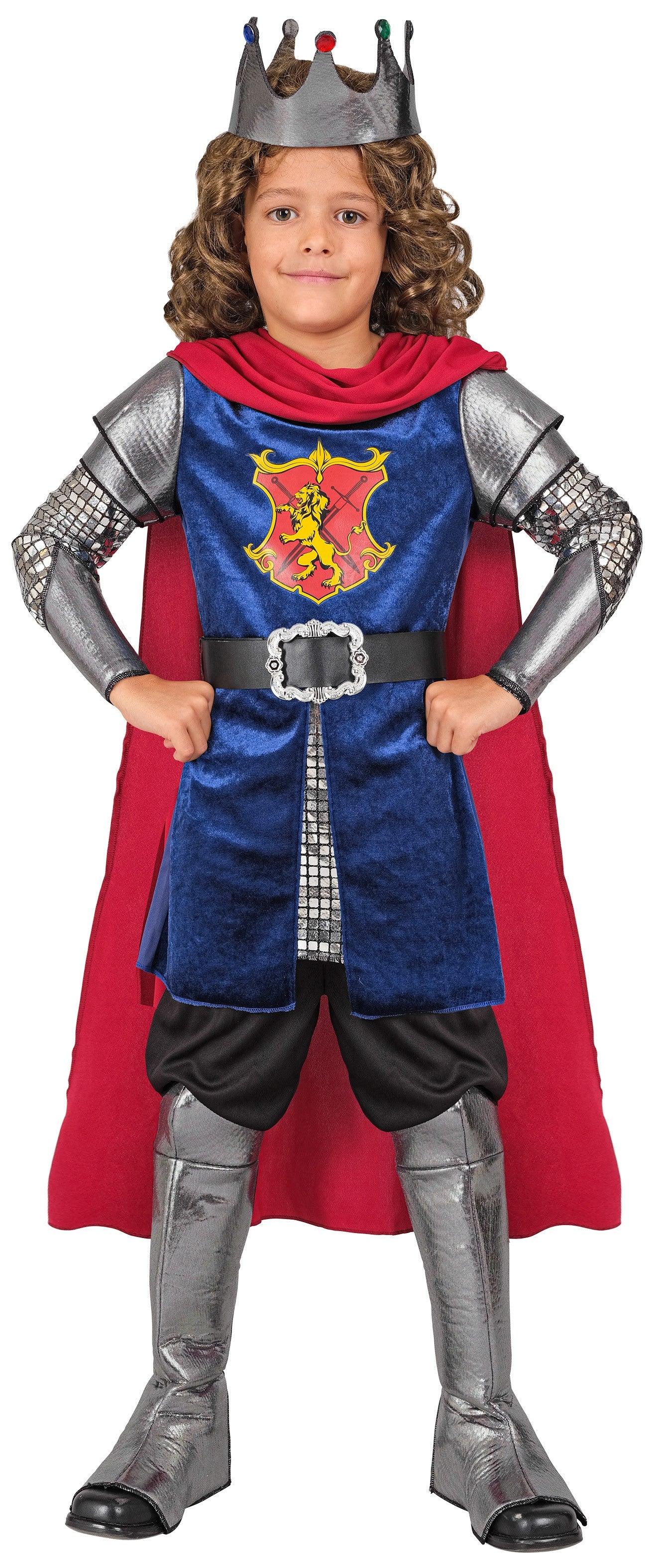 Disfraz de Rey Medieval con Armadura para Niño Reyes y Reinas Medievales Widmann